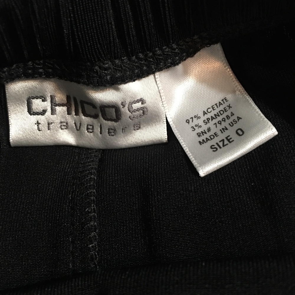 Black Chico’s skirt